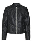 Vero Moda Lederjacken  schwarz