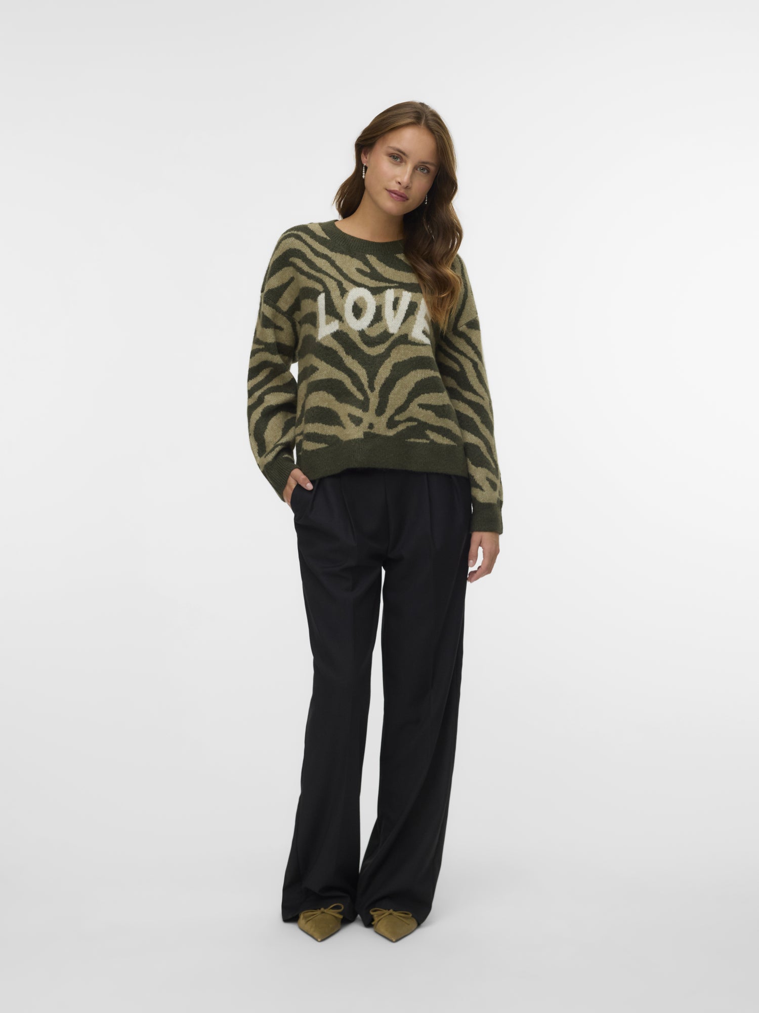 Vero Moda Pullover  oliv