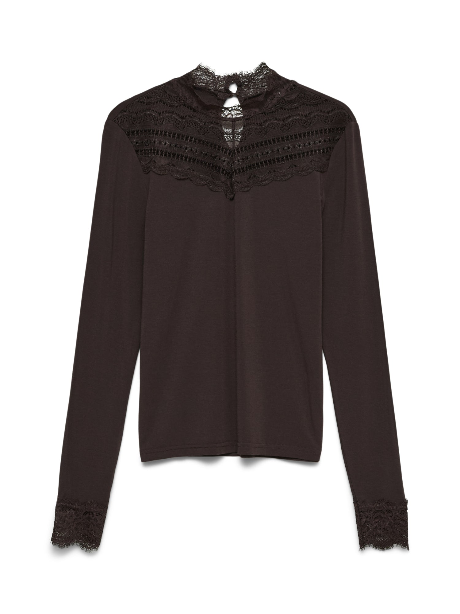 Vero Moda Langarmshirts  schokolade