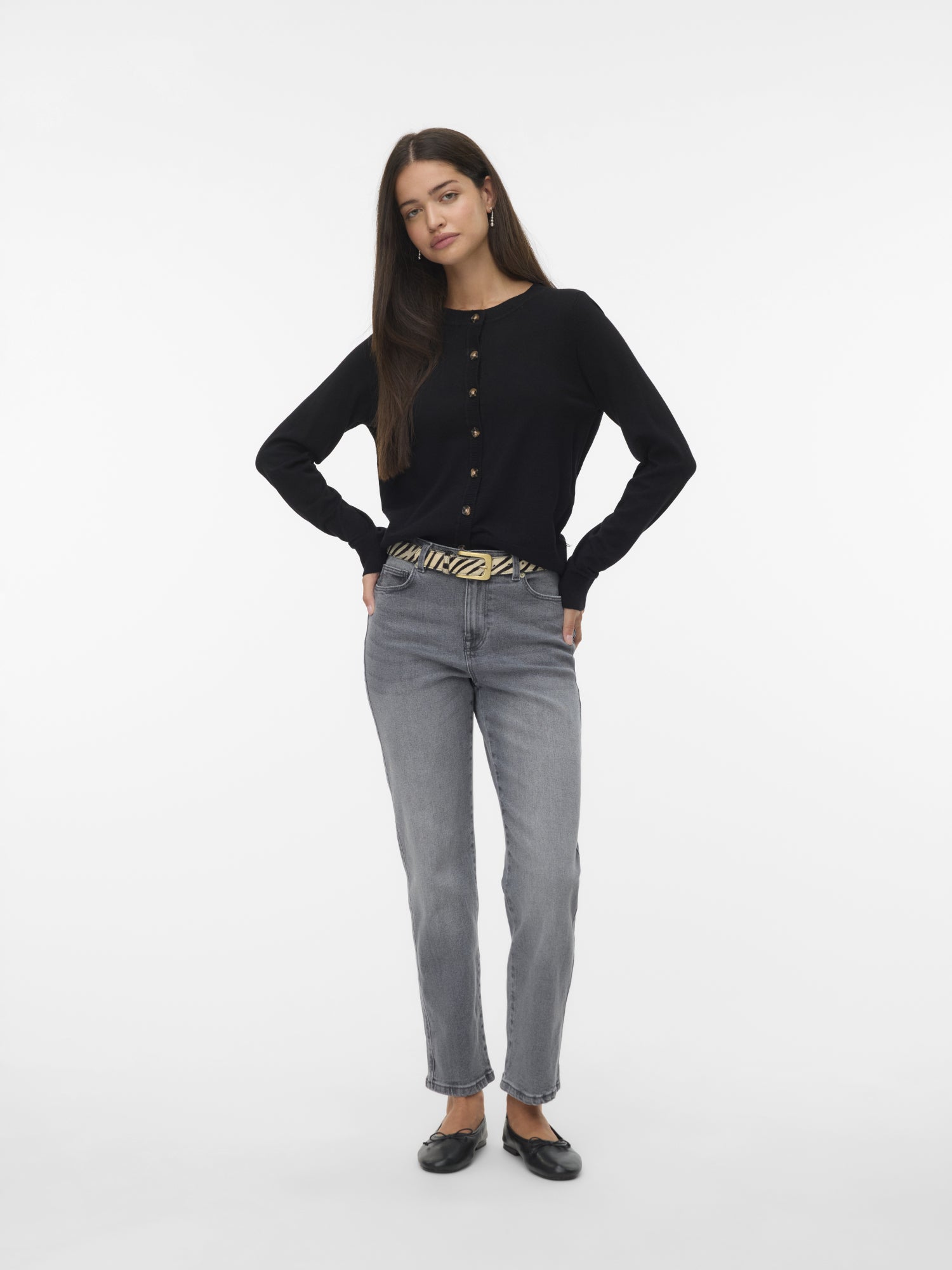Vero Moda Strickjacken  schwarz