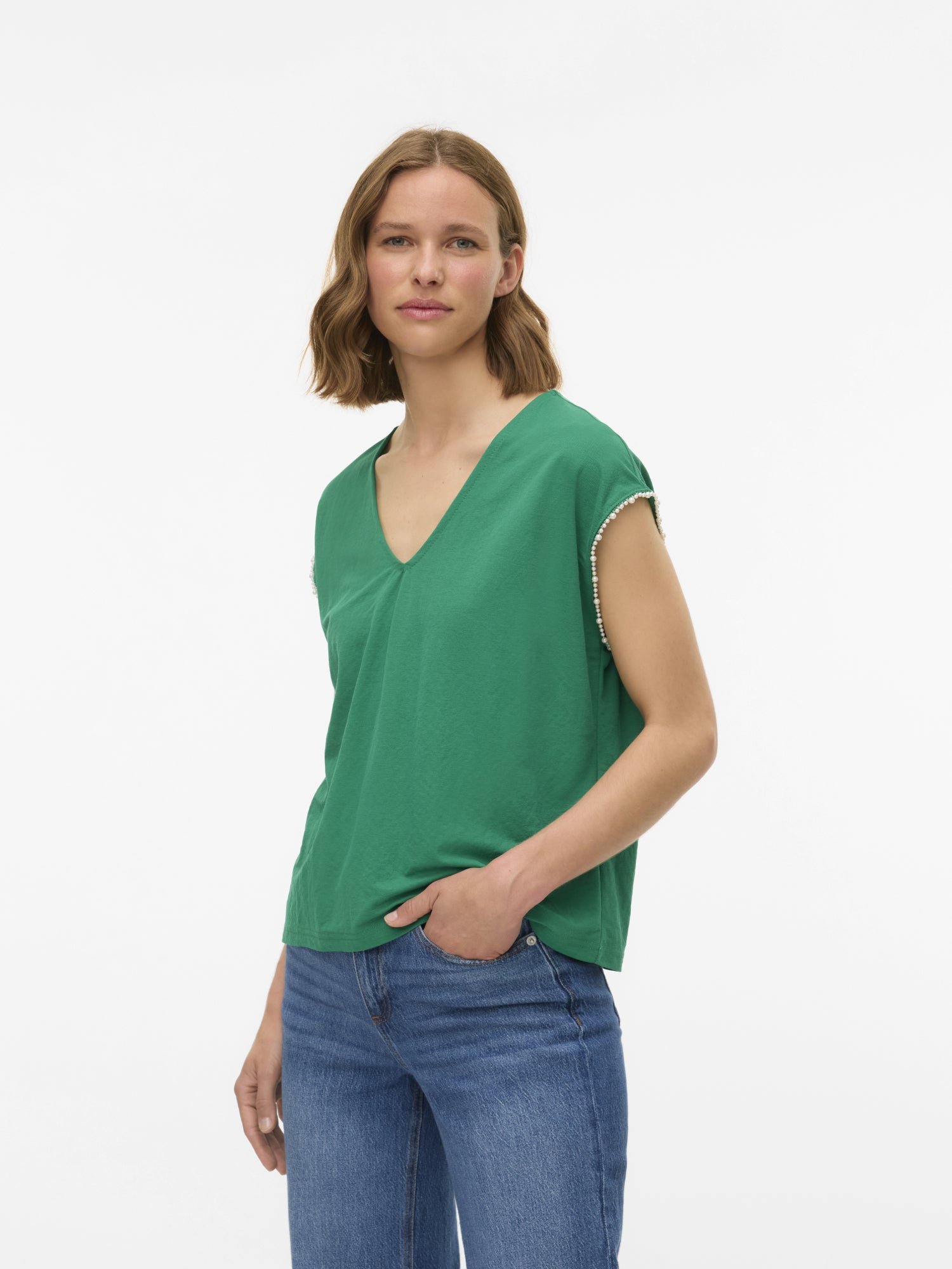 Vero Moda T-Shirts  grün