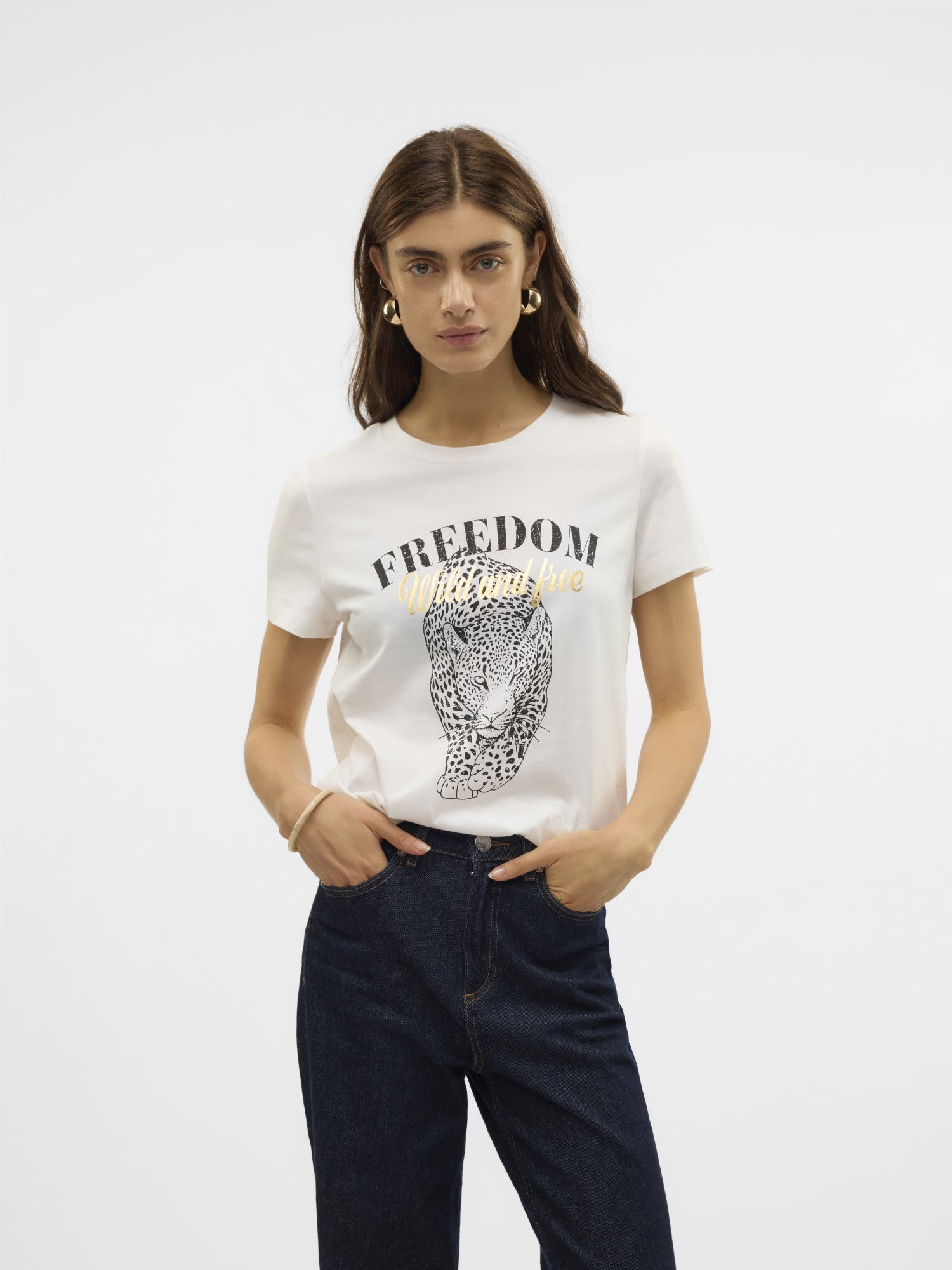 Vero Moda T-Shirts  weiß