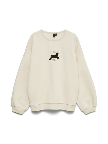 VMBRITTA MALY XMAS-Sweatshirt mit Frontprint