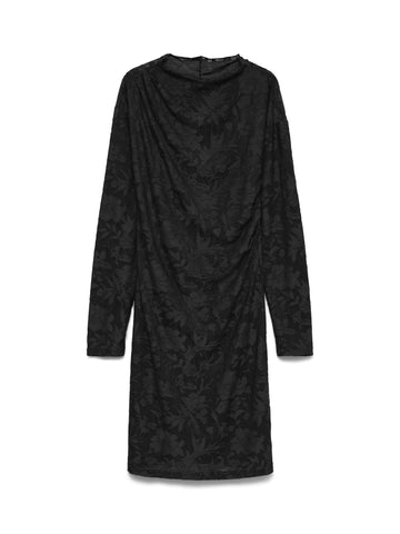 VMLAYLA Midikleid mit Spitzen-Detail
