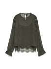 Vero Moda Blusen  dunkelgrün