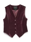 Vero Moda Westen  dunkelrot