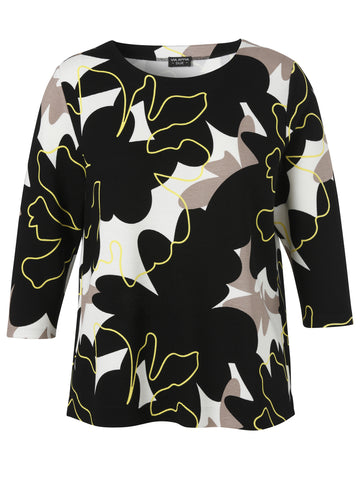 3/4 Arm Sweatshirt mit Druck