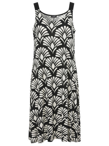 Minikleid mit Allover-Druck
