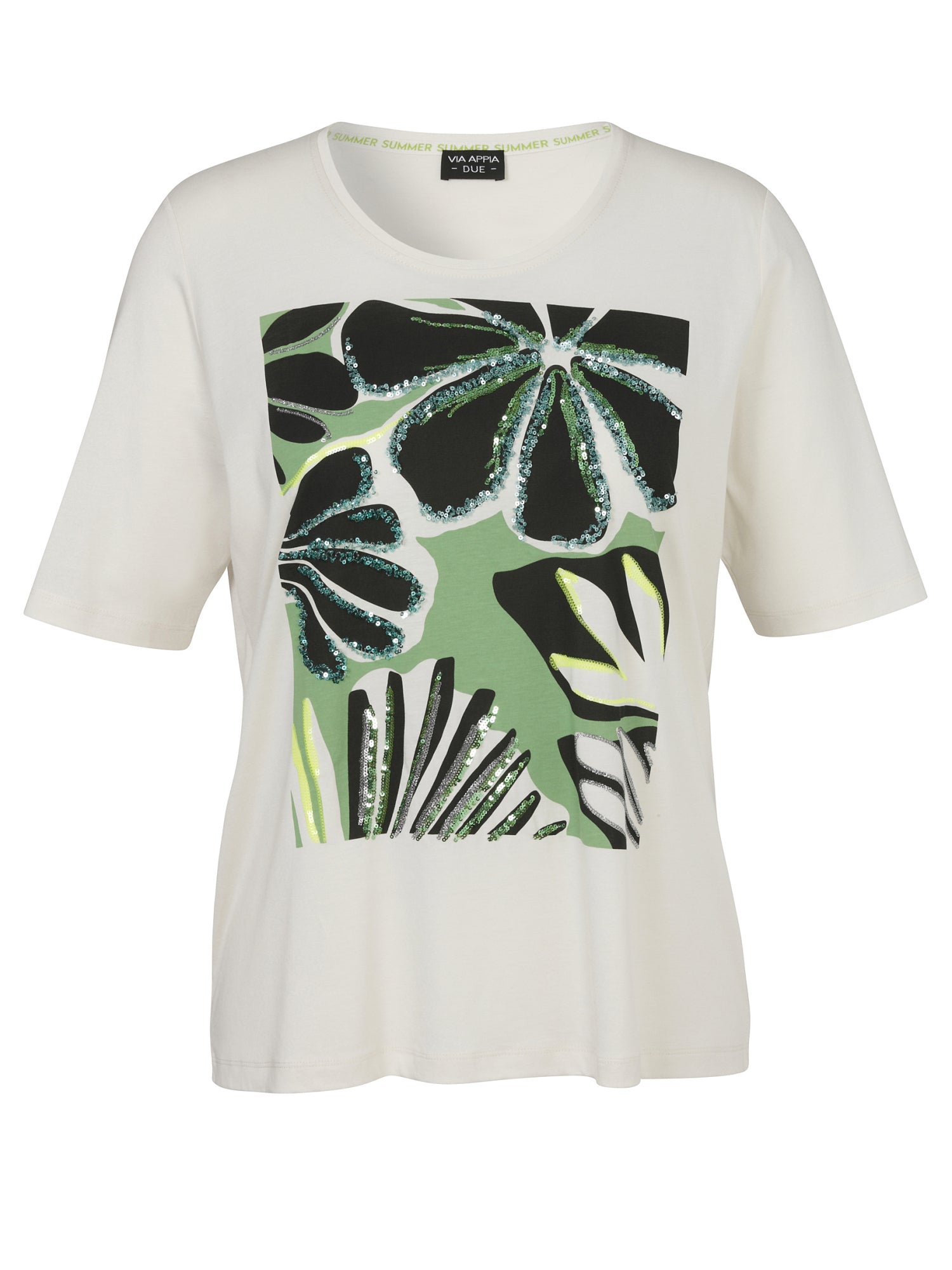 Via Appia Due T-Shirts  weiß