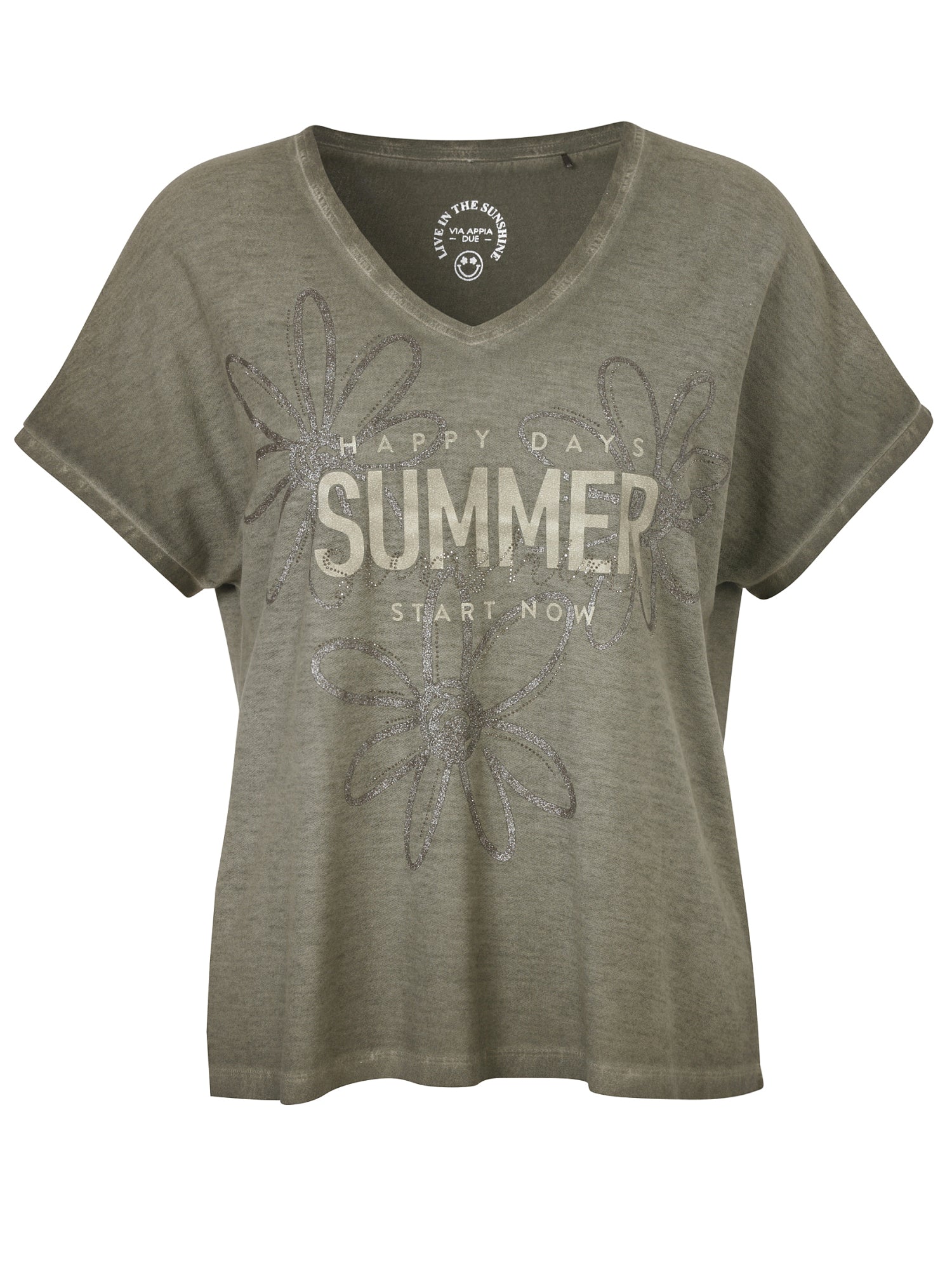 Via Appia Due T-Shirts  khaki