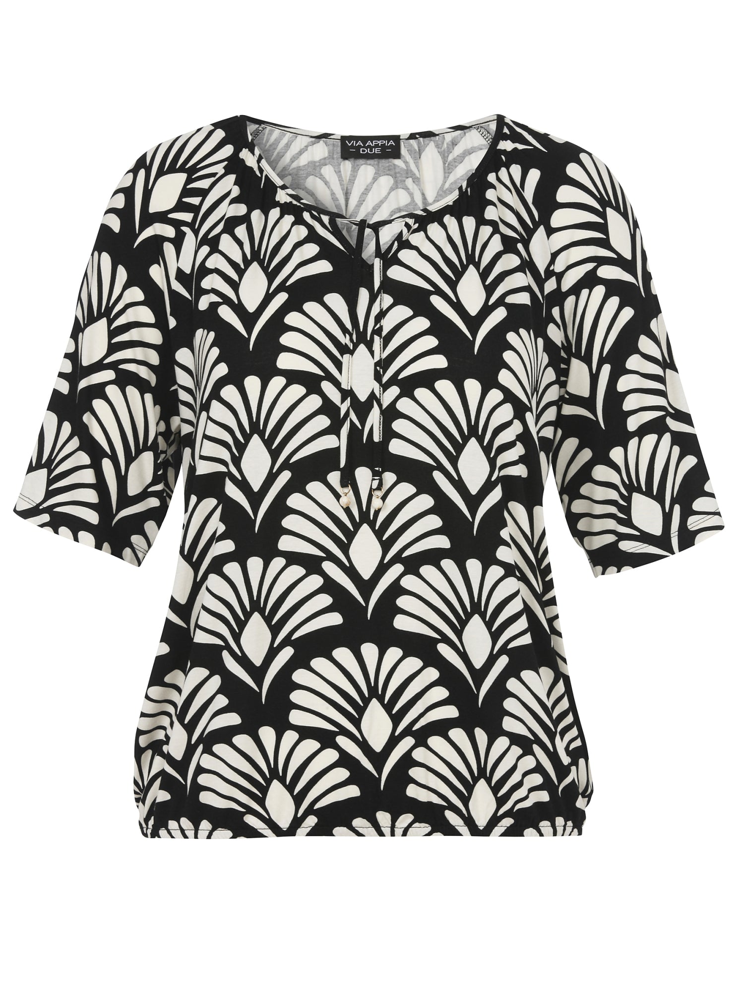 Via Appia Due T-Shirts  schwarz