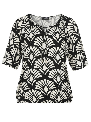T-Shirt mit Kordel-Detail