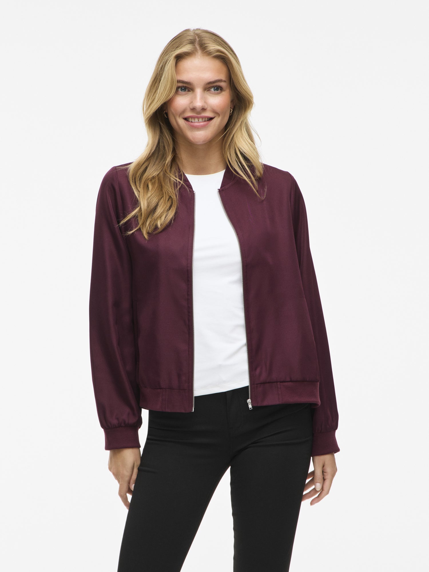 Vila Leichte Jacken  bordeaux