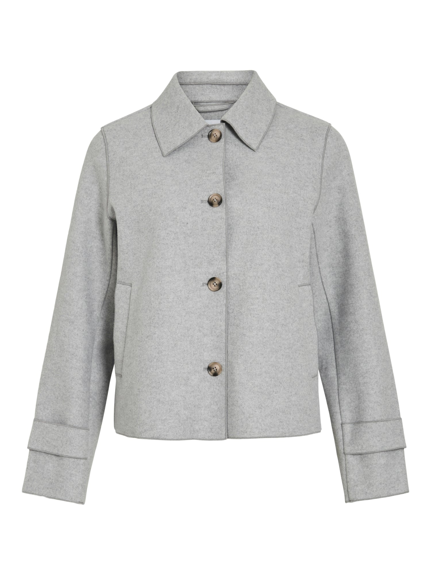 Vila Leichte Jacken  hellgrau