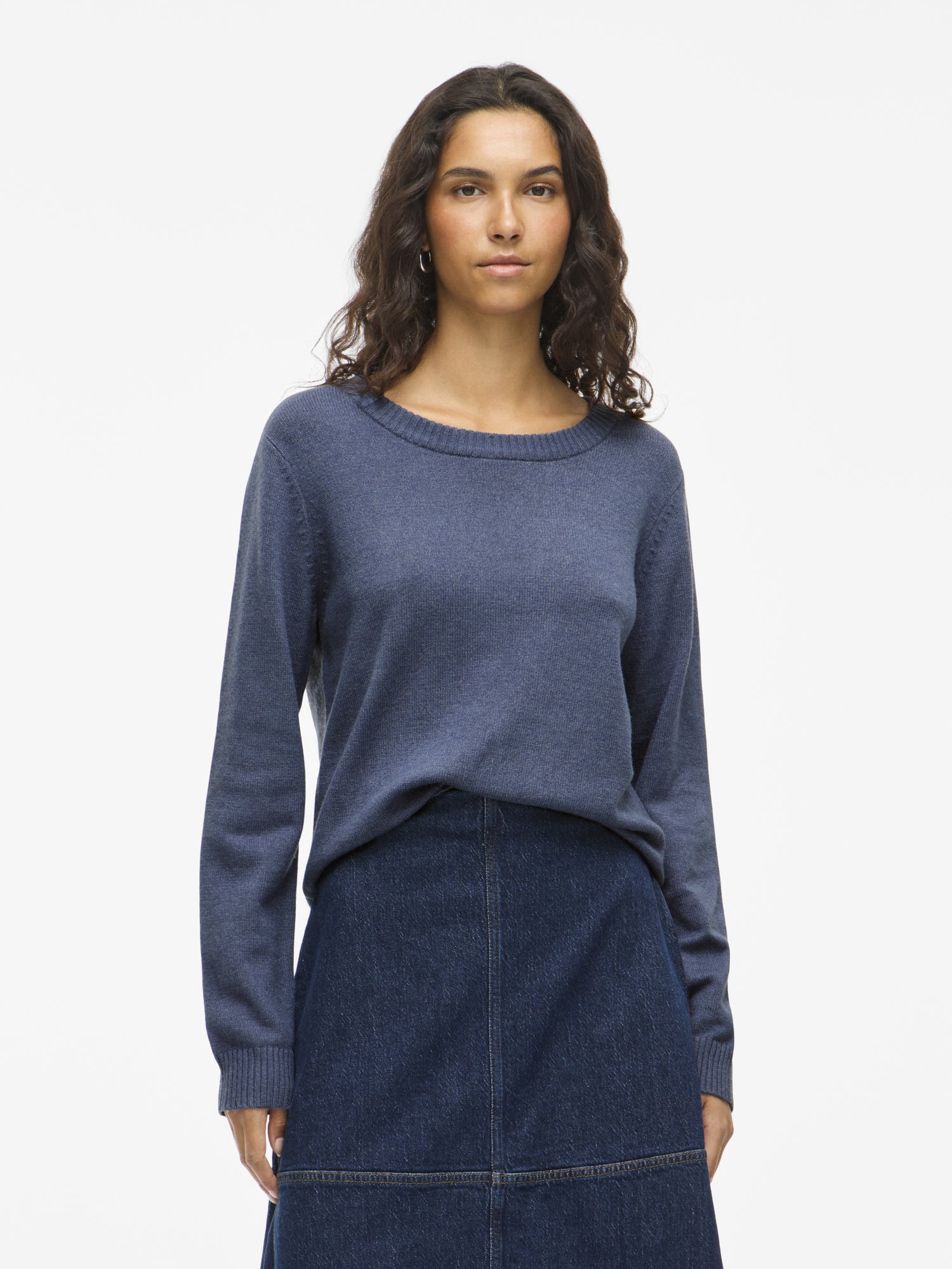 Vila Pullover  blau