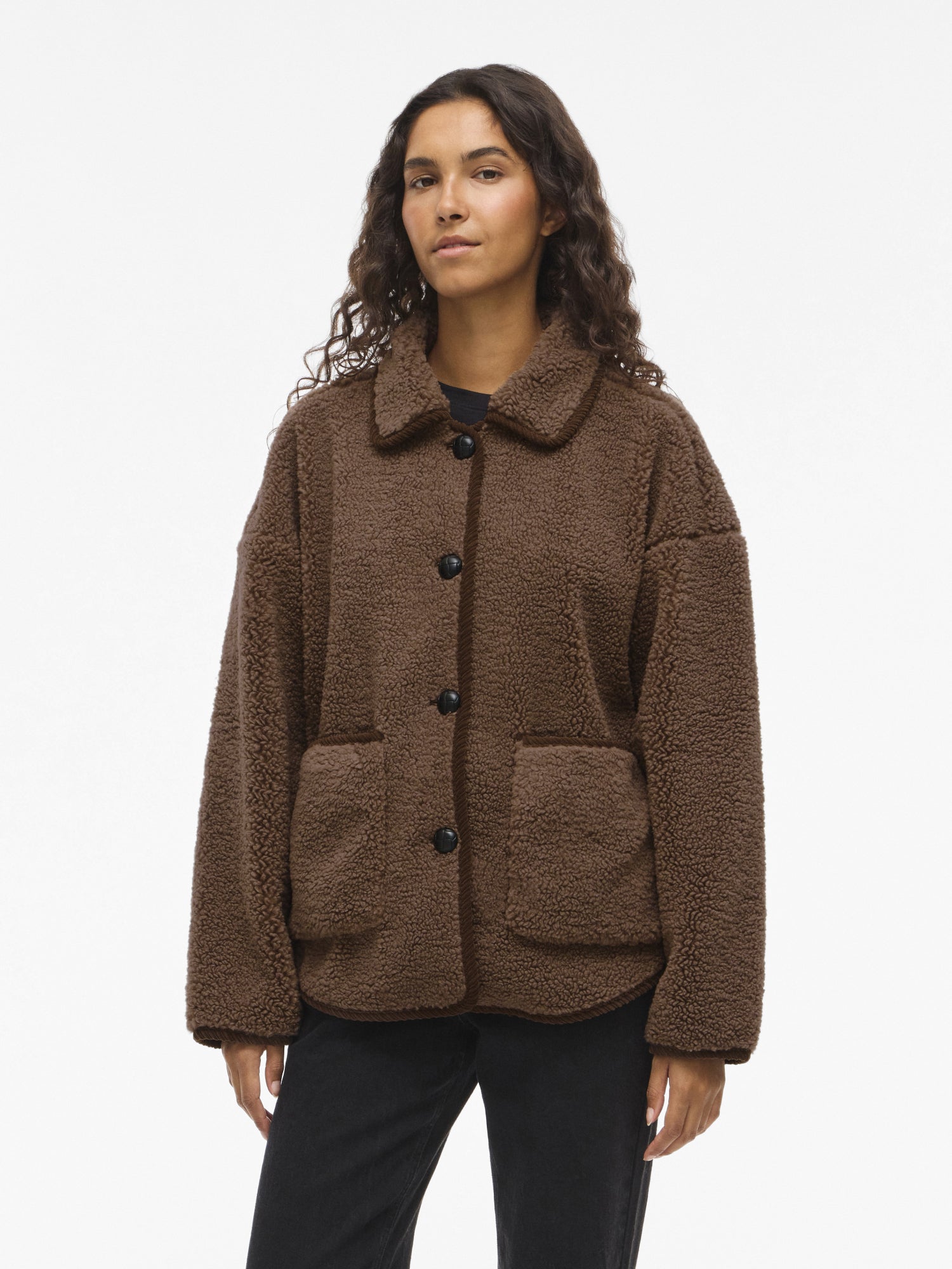 Vila Leichte Jacken  braun