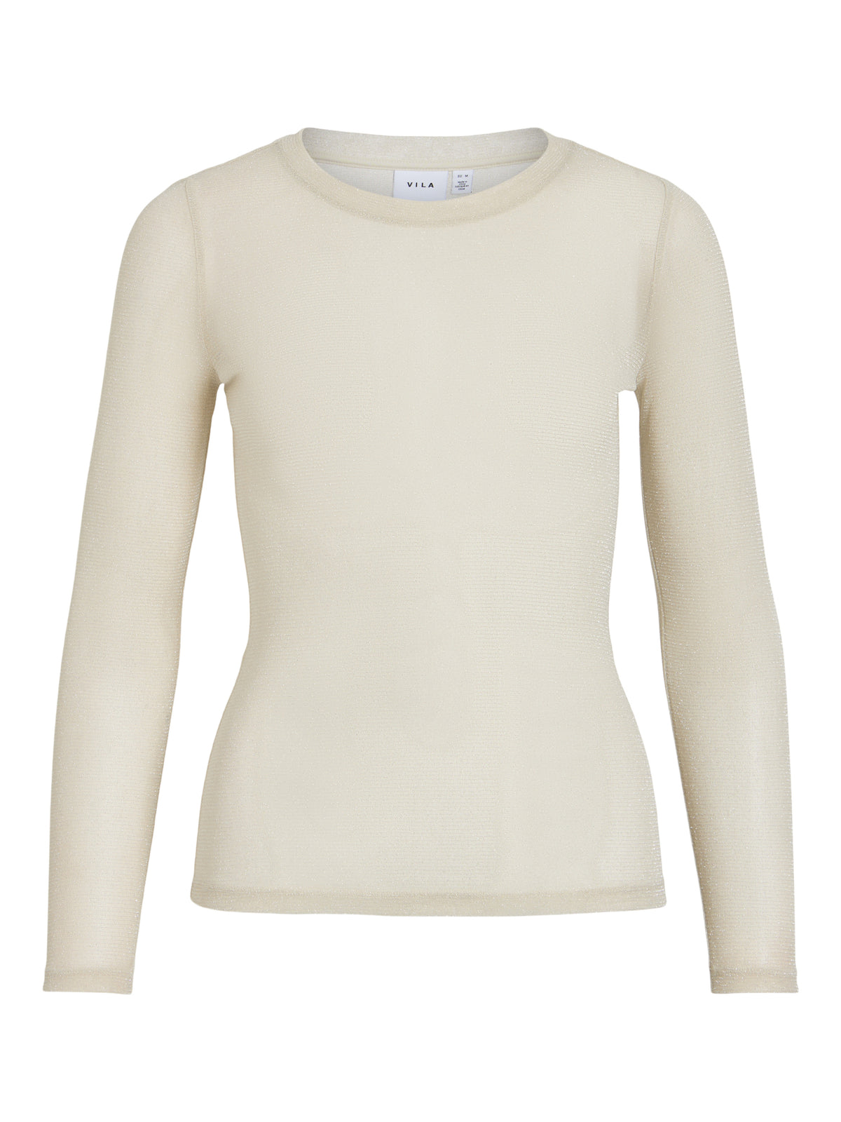 Vila Langarmshirts  beige