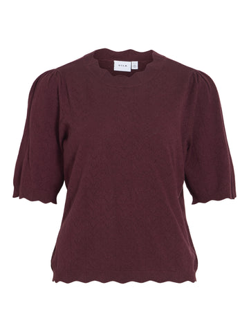 VIEMI Strick-Shirt mit Halbarm