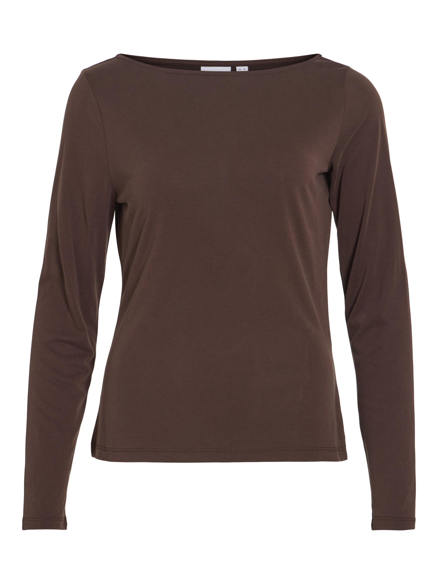 Vila Langarmshirts  braun