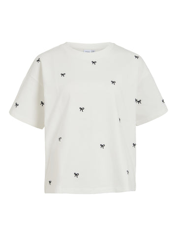 VIMONIE T-Shirt mit Stickerei