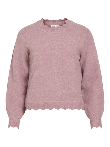 VINIKOLINA Stehkragen Strickpullover