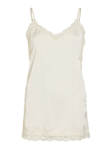 VIONARA Tanktop mit Spitzendetail