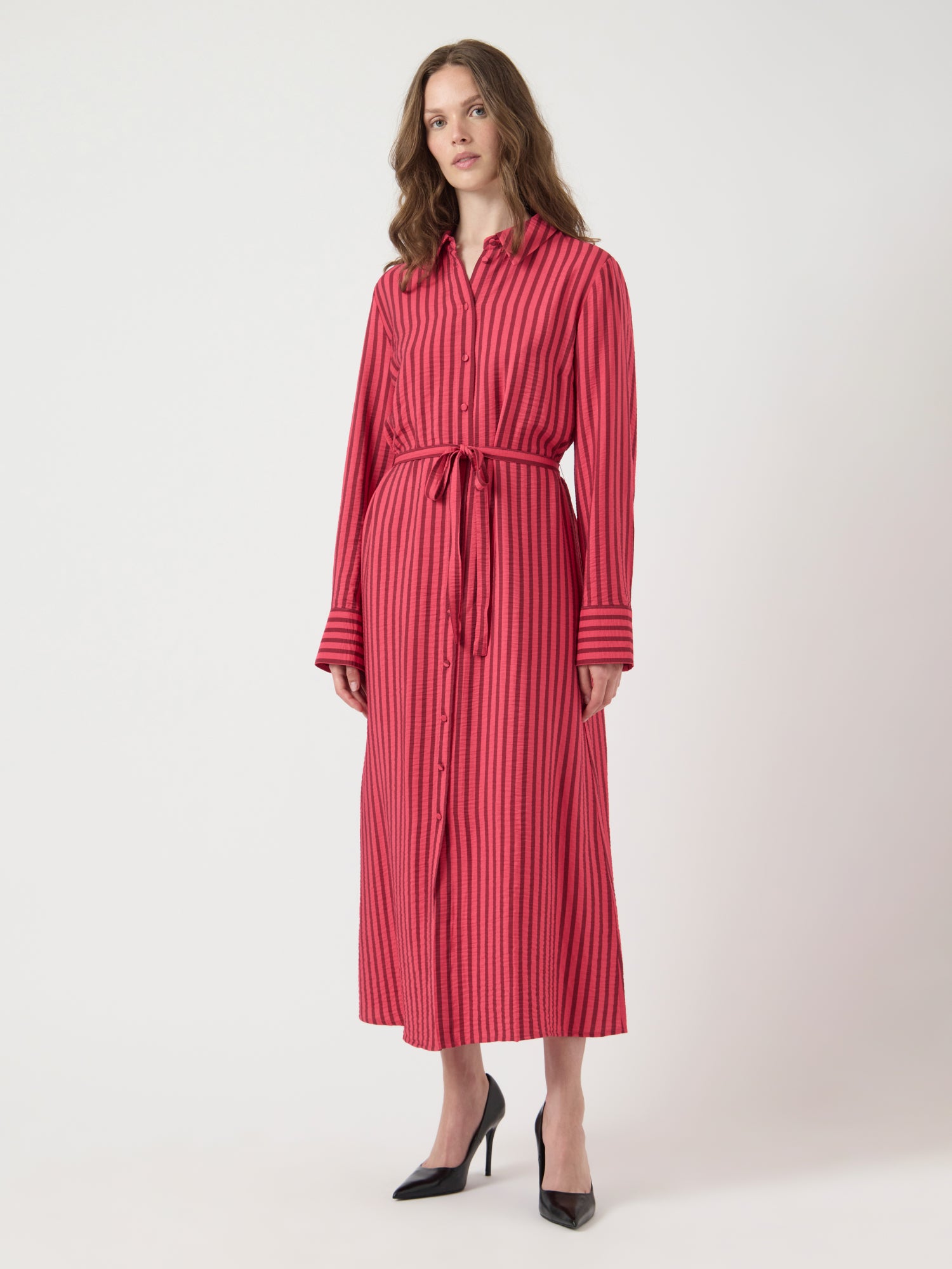 YAS Freizeitkleider  pink