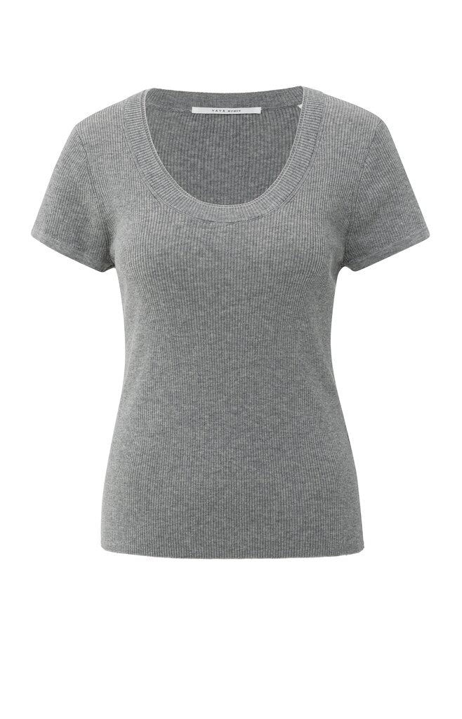 YAYA T-Shirts  hellgrau