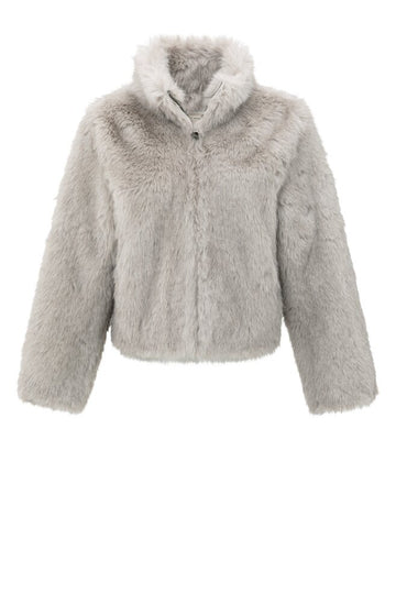 Jacke aus Fellimitat