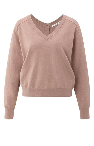 Pullover mit doppeltem V-Ausschnitt