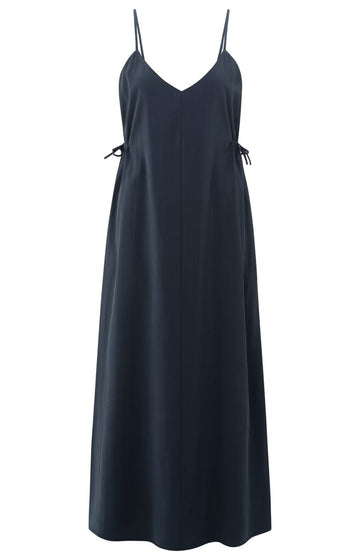 Trägerkleid mit Kordelzugdetails
