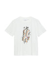 comma T-Shirts  weiß