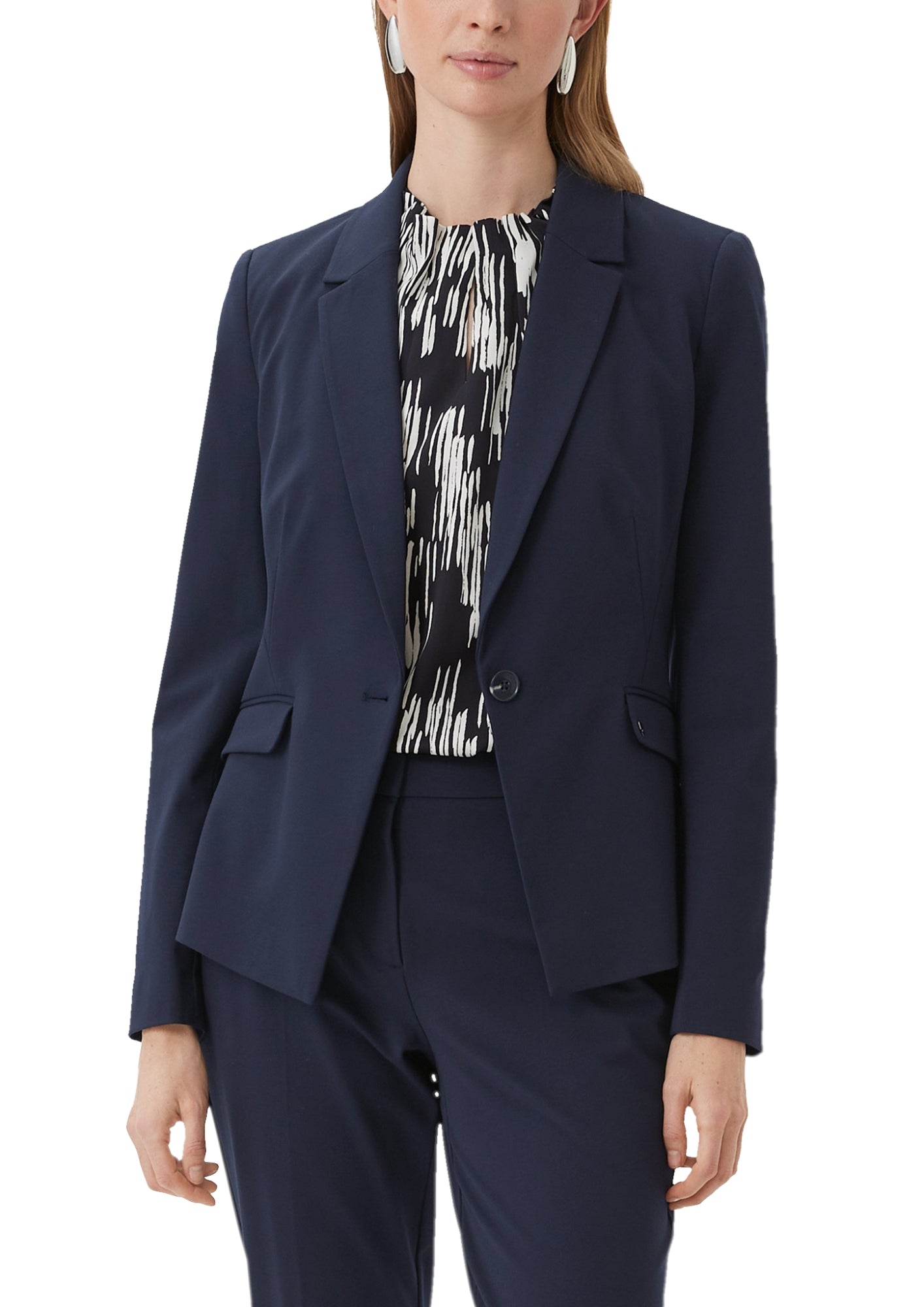 comma Blazer  dunkelblau