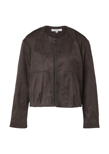 Blouson in Veloursoptik