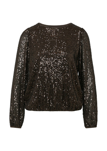Bluse mit Pailletten