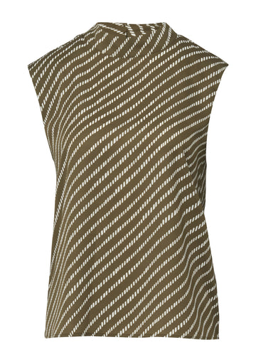 Chiffon-Bluse mit subtilem Schulterpolster