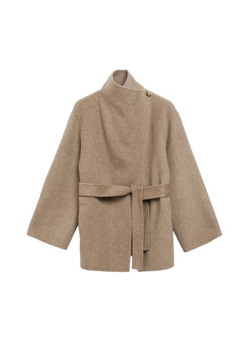 Double-Face-Jacke aus Wollmix