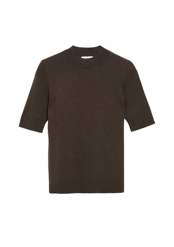 Feinstrick-Pullover mit leichtem Mockneck