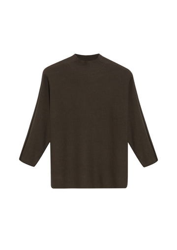 Feinstrickpullover mit 3/4-Arm