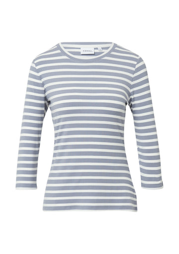 Geripptes Slim-Fit-Shirt