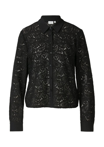 Hemdbluse aus Spitze