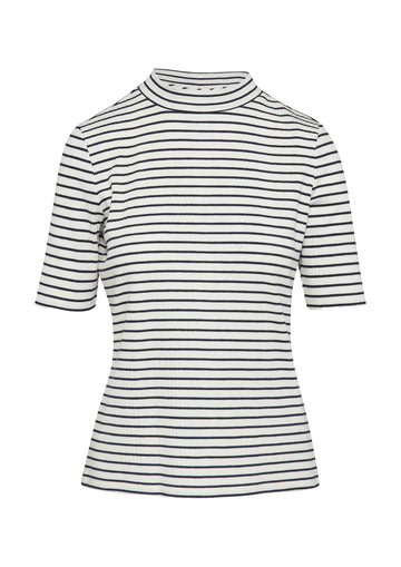 Jersey-Shirt mit Stehkragen
