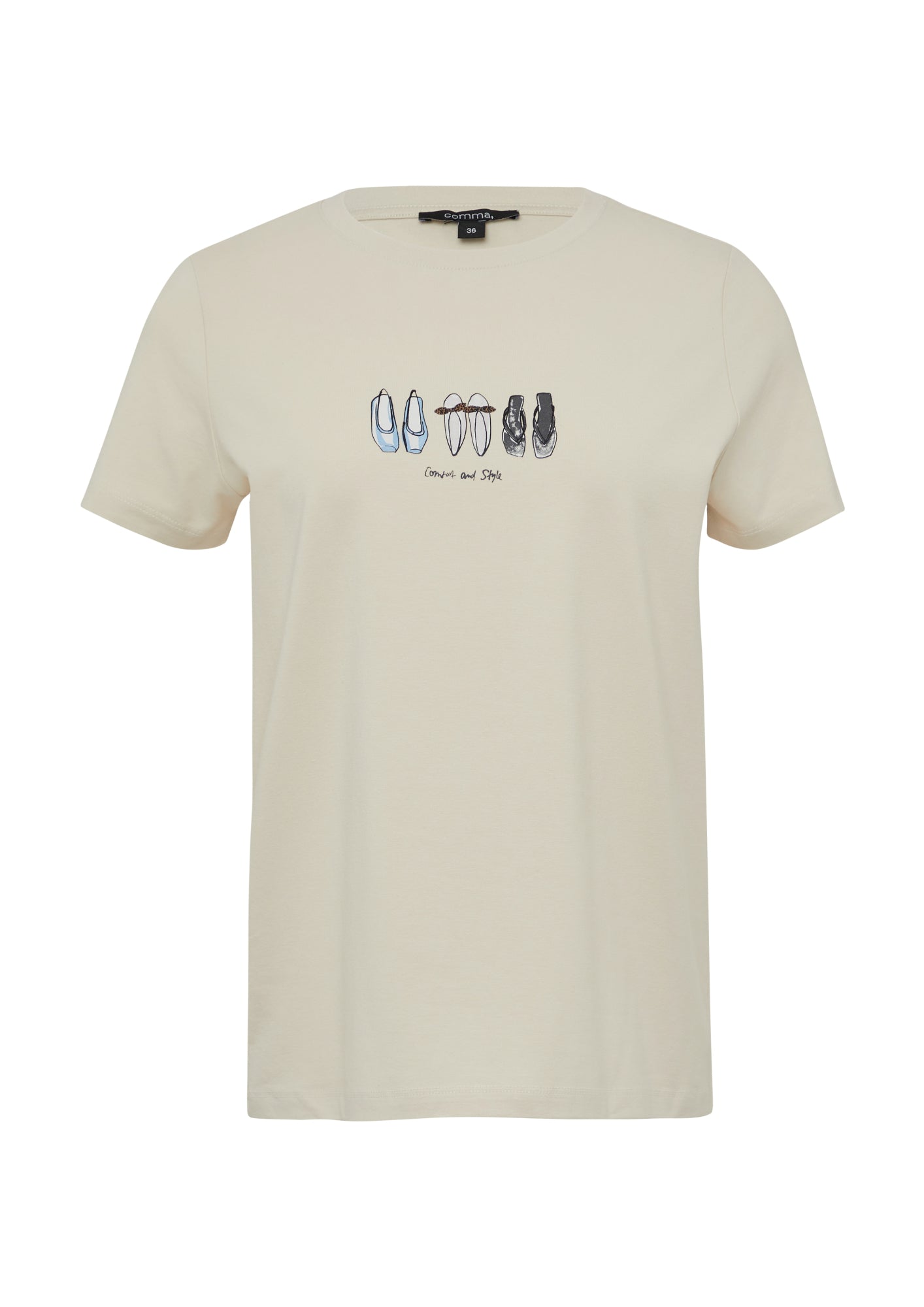 comma T-Shirts  beige