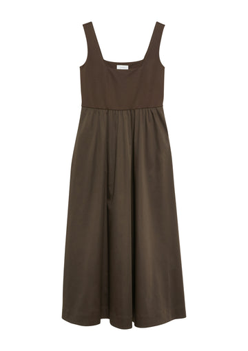 Kleid mit Popeline-Rock