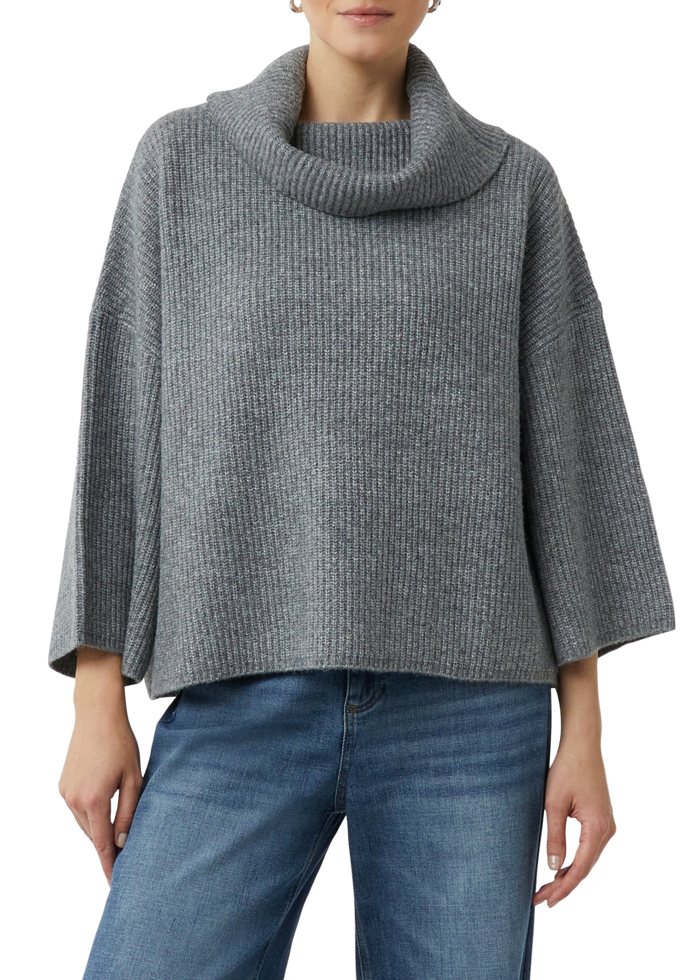 comma Pullover  grau