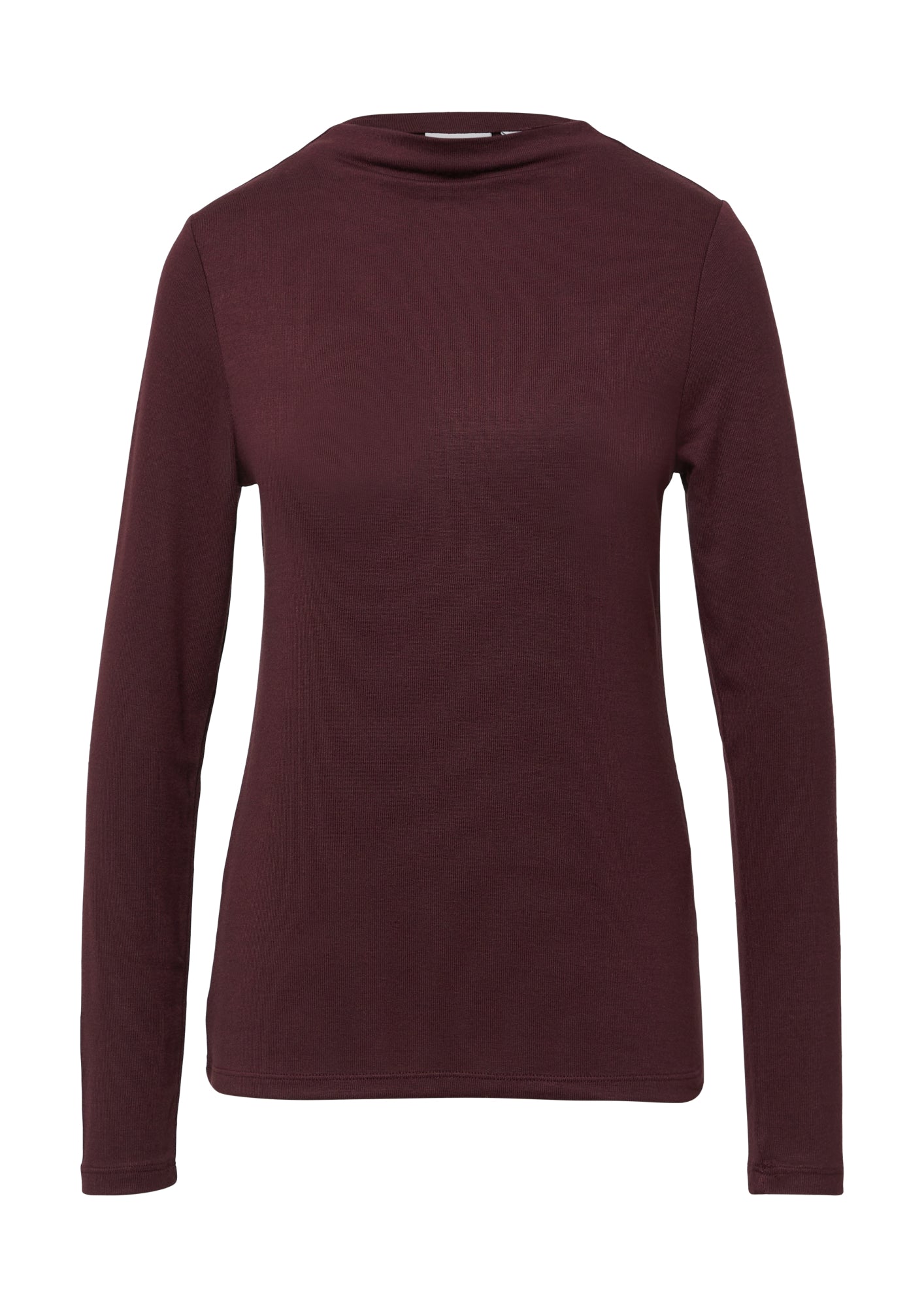 comma Langarmshirts  dunkelrot