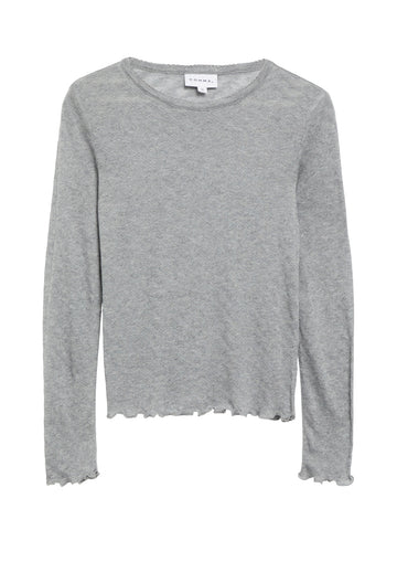Langarmshirt mit Ajourmuster