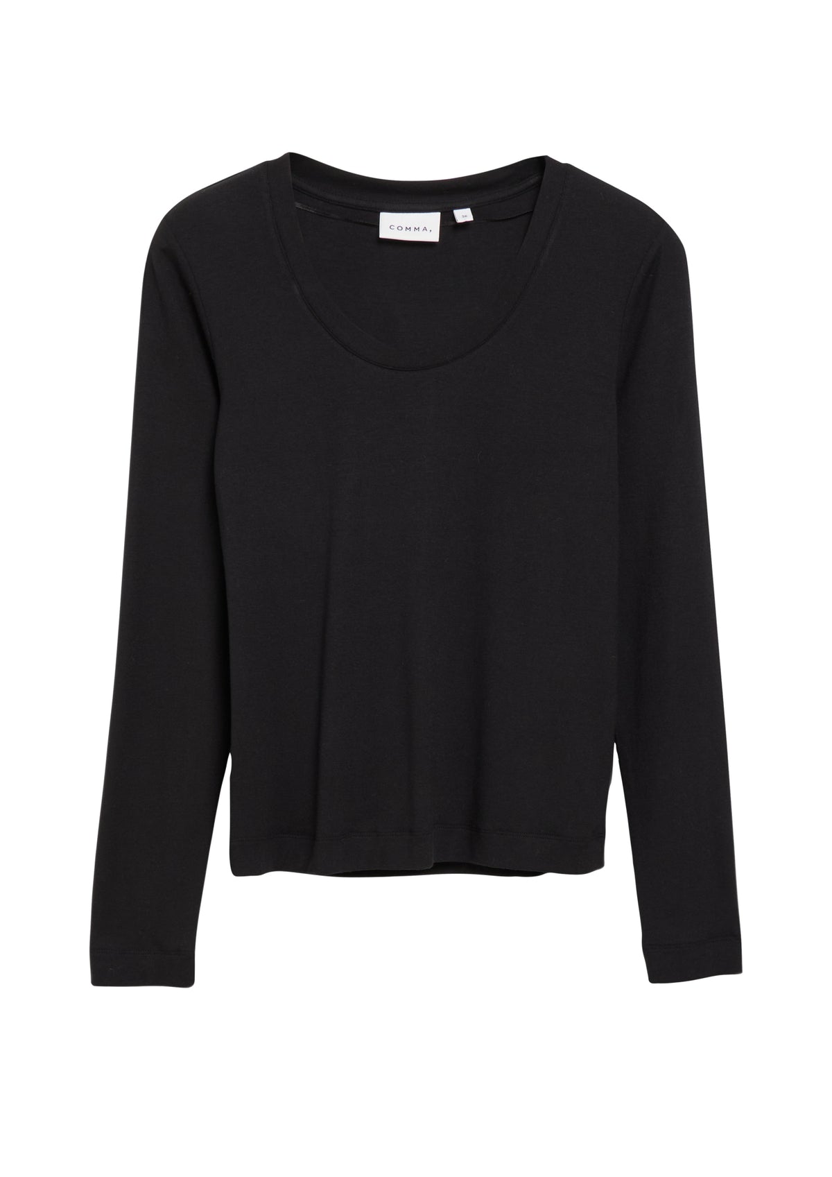 comma Langarmshirts  schwarz