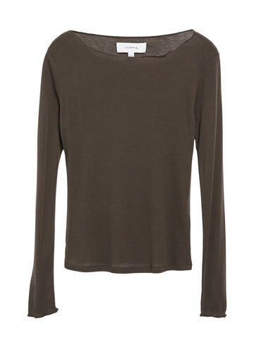 Longsleeve mit Wollanteil