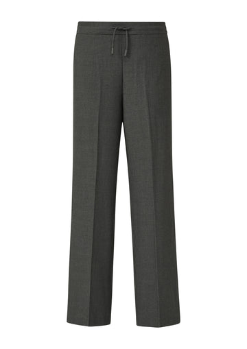 Melierte Wide-Leg-Hose